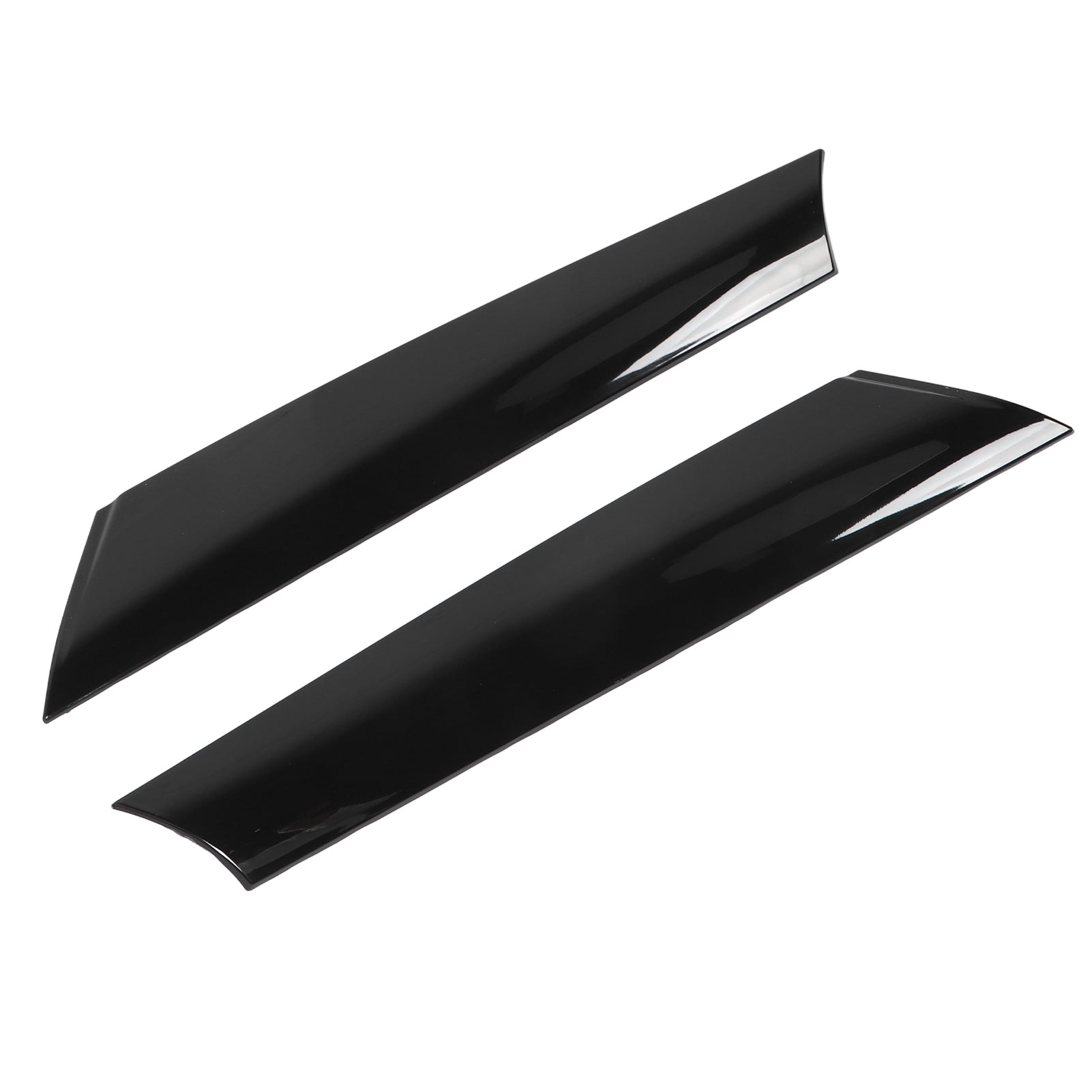 1 Pair Windshield Post Trim 51137272583 Left Right A Pillar Trim Panel Replacement for Cooper R55 R56 R57 2007‑2015 Black