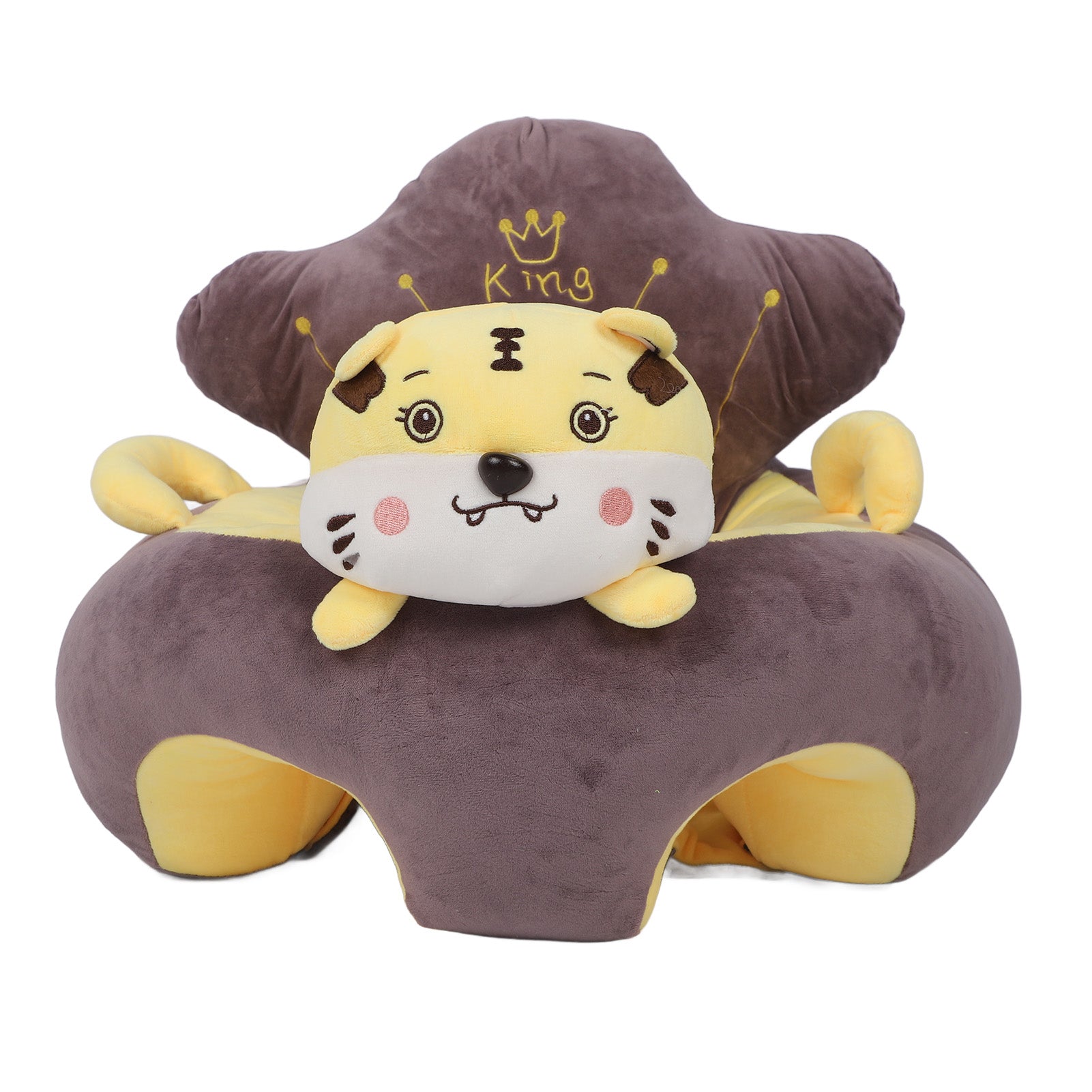 Baby Support Seat Sofa Cartoon Soft Comfortable Foldable Infant Learning Sitting Sofa for Indoor Style 1