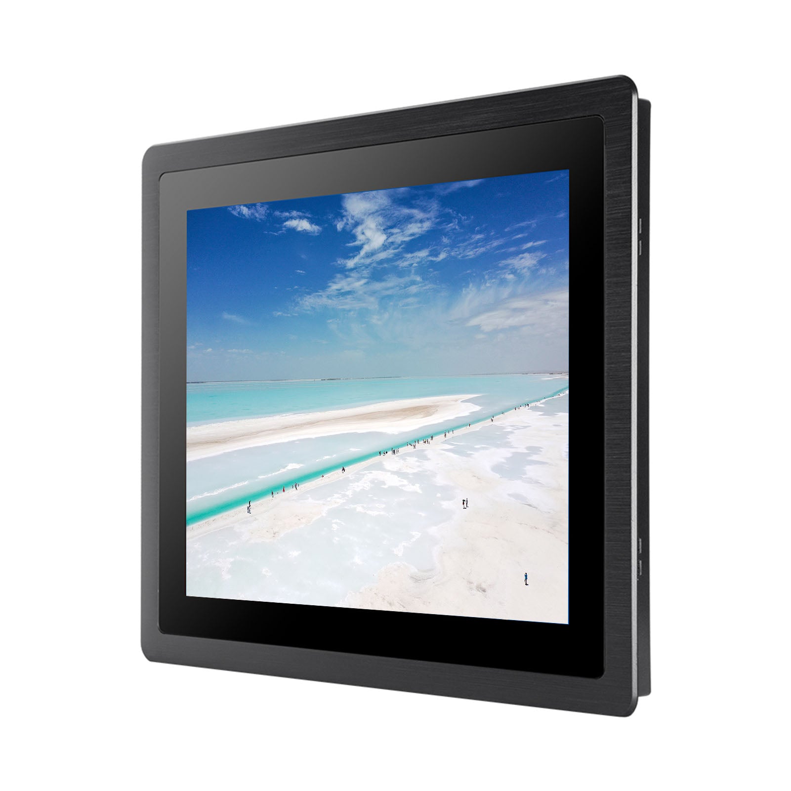 Industrial Panel PC 12 Inch Capacitive Touch Screen Quad Core 64 Bit 8G EMMC Embedded Panel Computer  100‑240V