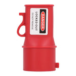 3Pcs Industrial Waterproof Socket Lockout Device PP 55mm Heat Resistant Electrical Plug Lockout for Power Isolation Area