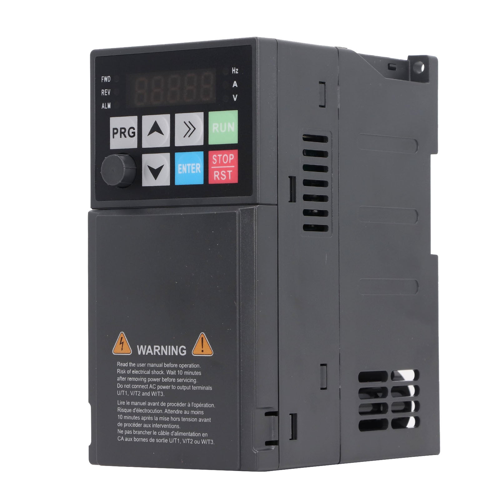 0.75KW 3 Phase Variable Frequency Drive Vector Converter Inverter AC380V 50/60Hz 3.4A Input 0‑320Hz 2.5A Output