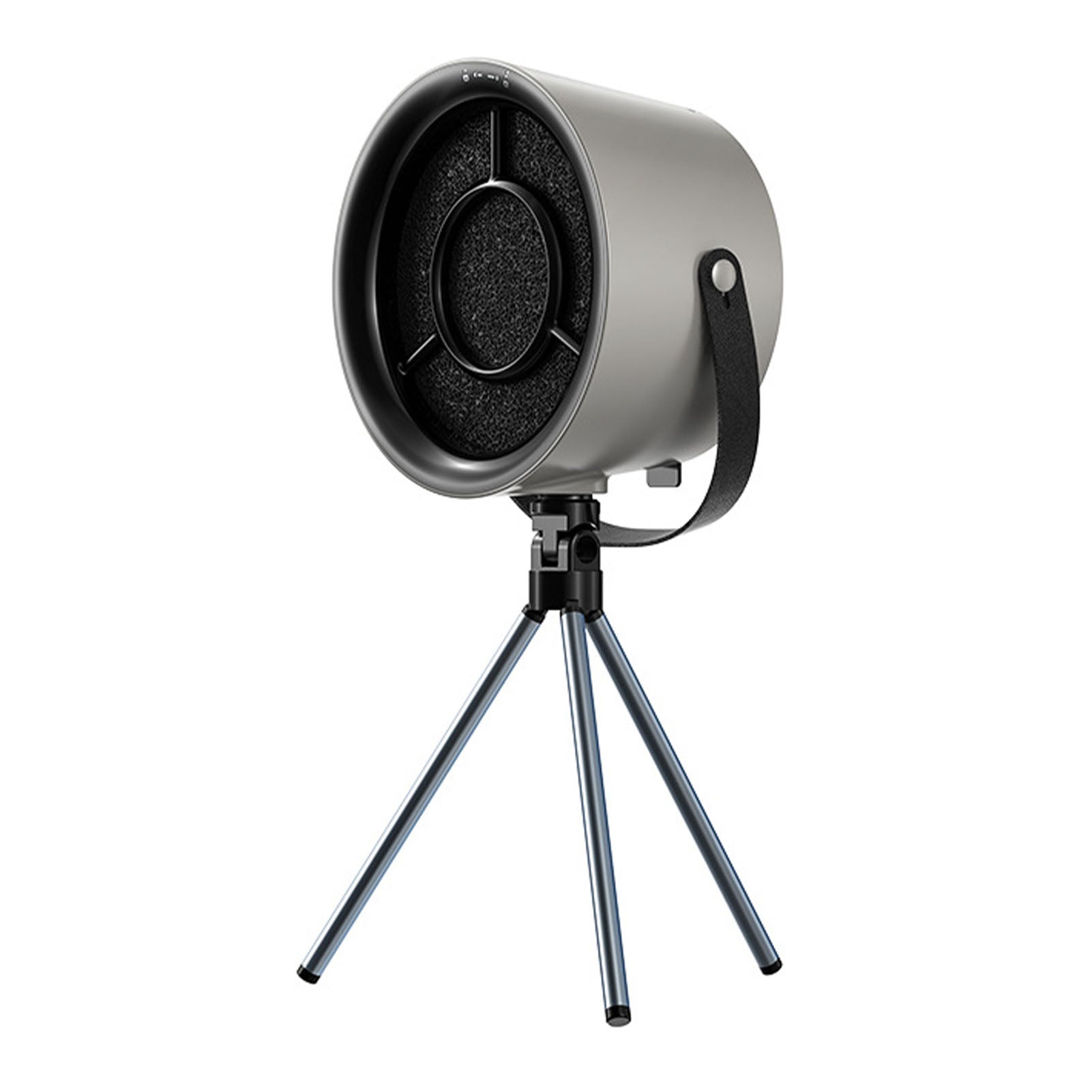 Portable Range Hood Professional 3 Levels Wind Adjustable Desktop Range Hood with Changeable Filter for Indoor Barbecue Dormitory Kitchen Black Gray