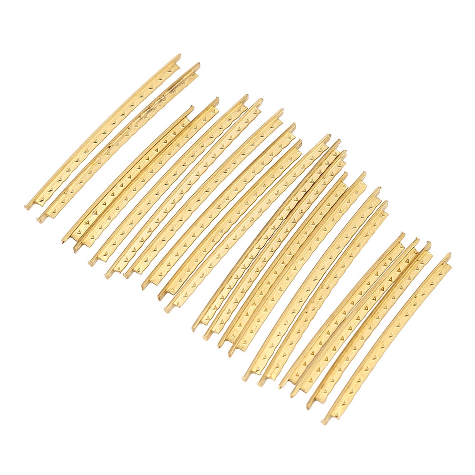 20Pcs/set 2.0mm Brass Guitar Fret Wire Set Replacement Parts for Folk Wooden Guitars