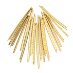 20Pcs/set 2.0mm Brass Guitar Fret Wire Set Replacement Parts for Folk Wooden Guitars
