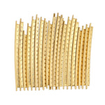 20Pcs/set 2.0mm Brass Guitar Fret Wire Set Replacement Parts for Folk Wooden Guitars
