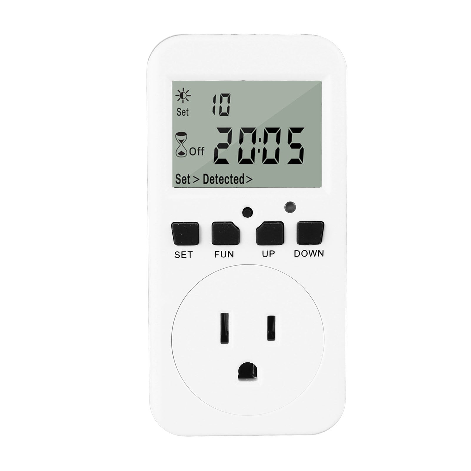 Digital Timer Socket Auto Power Off Countdown LCD Digital Electrical Outlet Timer