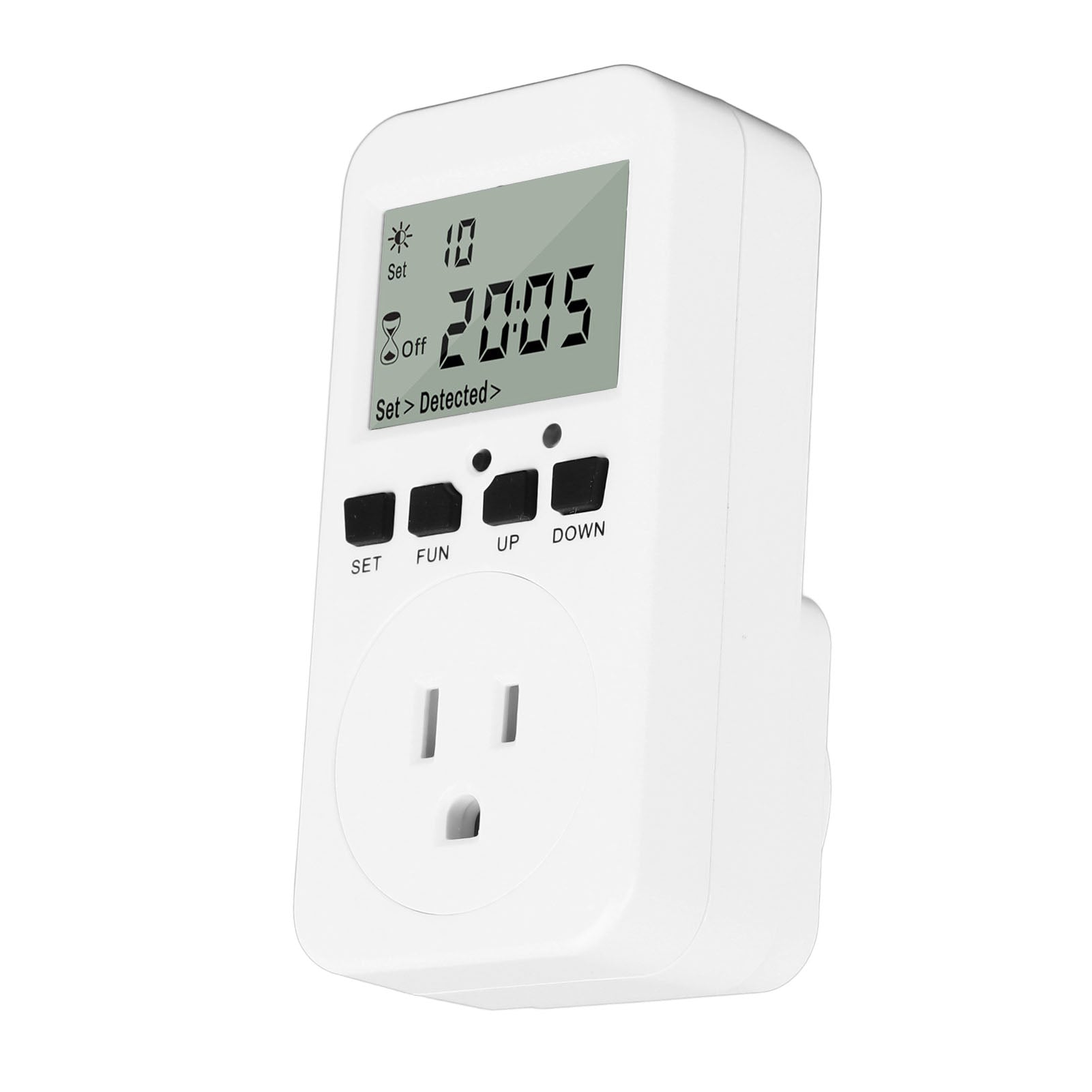 Digital Timer Socket Auto Power Off Countdown LCD Digital Electrical Outlet Timer