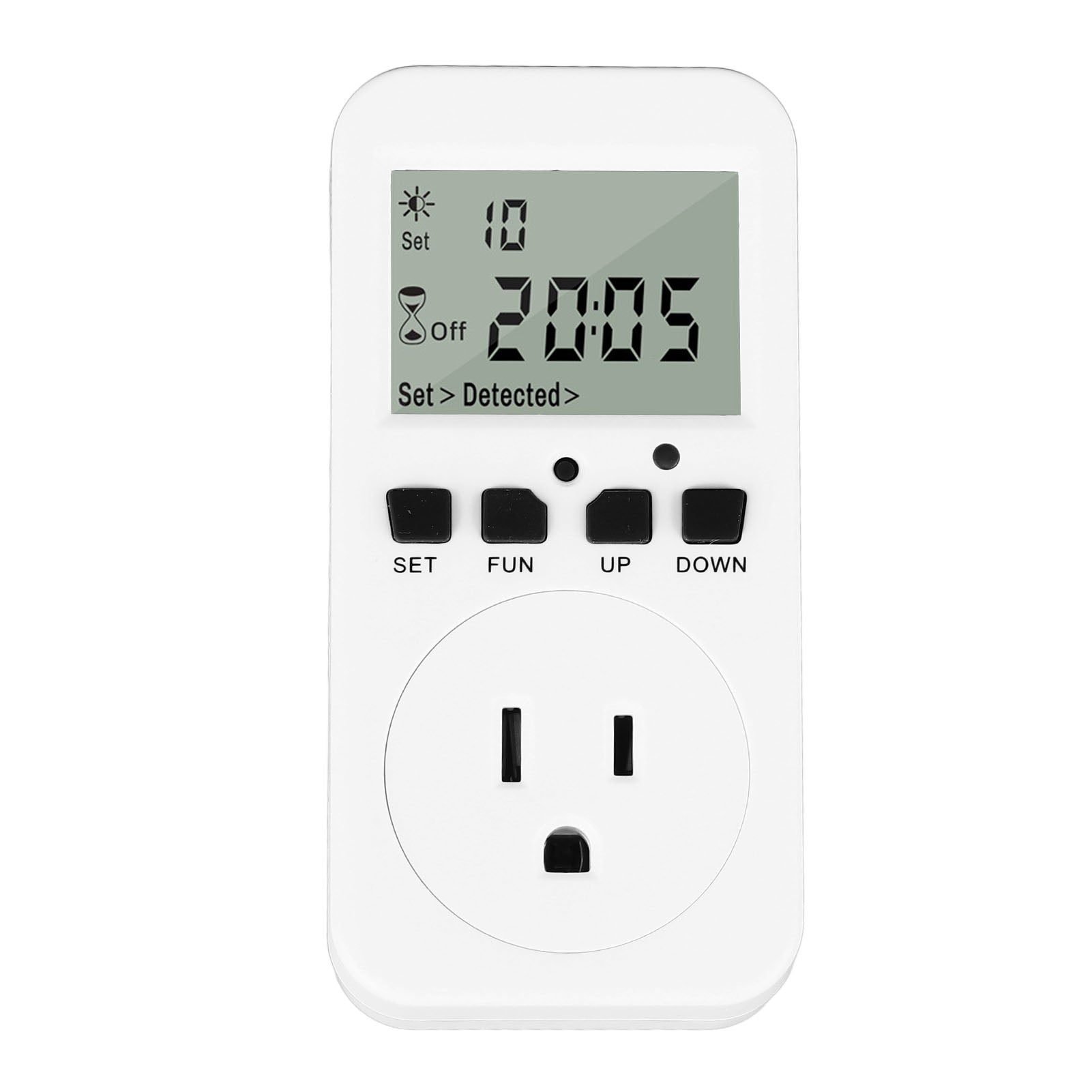 Digital Timer Socket Auto Power Off Countdown LCD Digital Electrical Outlet Timer