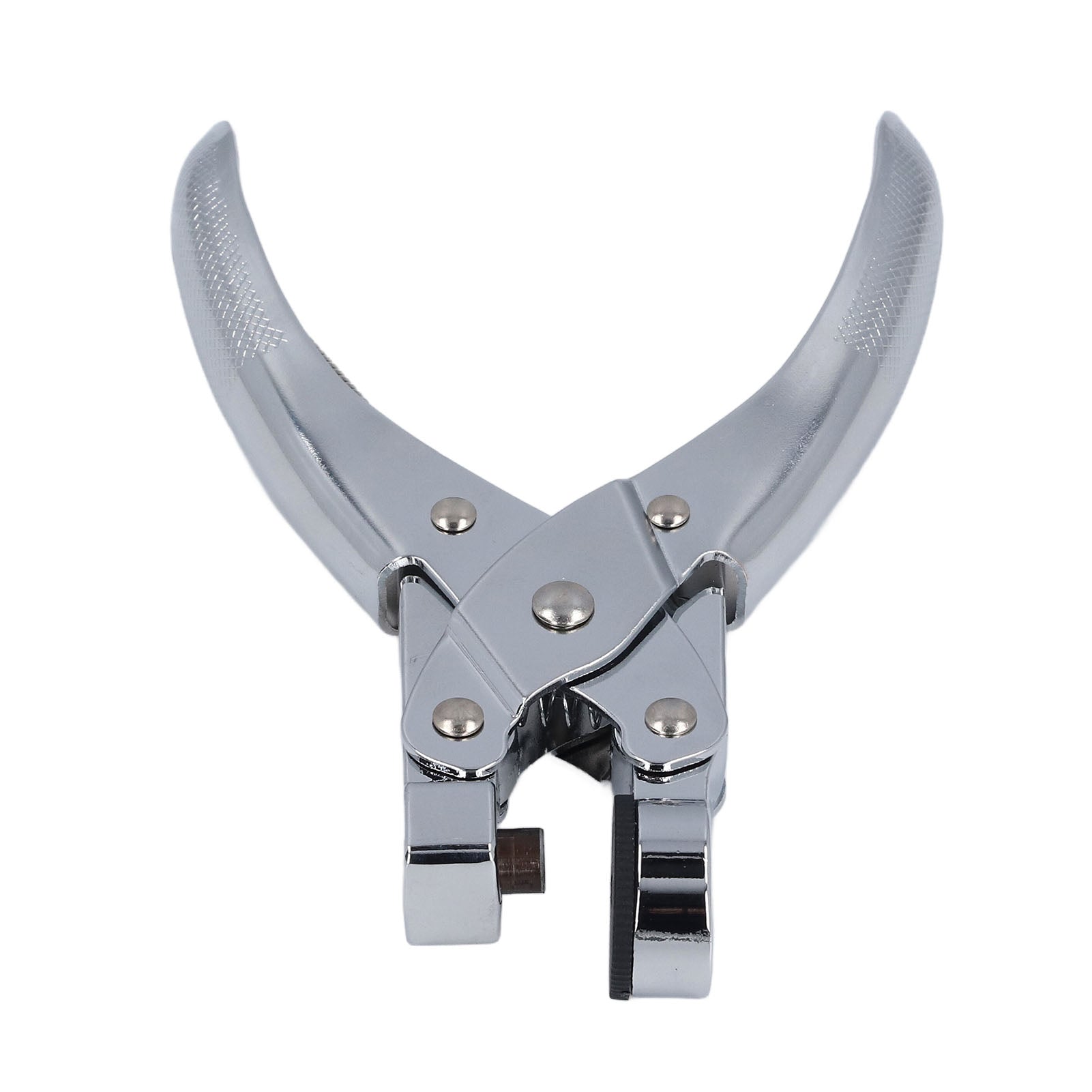 Plastic Bag Hole Puncher Zinc Alloy Handheld Single Round Hole Punch for Thin Film PE OPP PVC Bags 6mm/0.24in