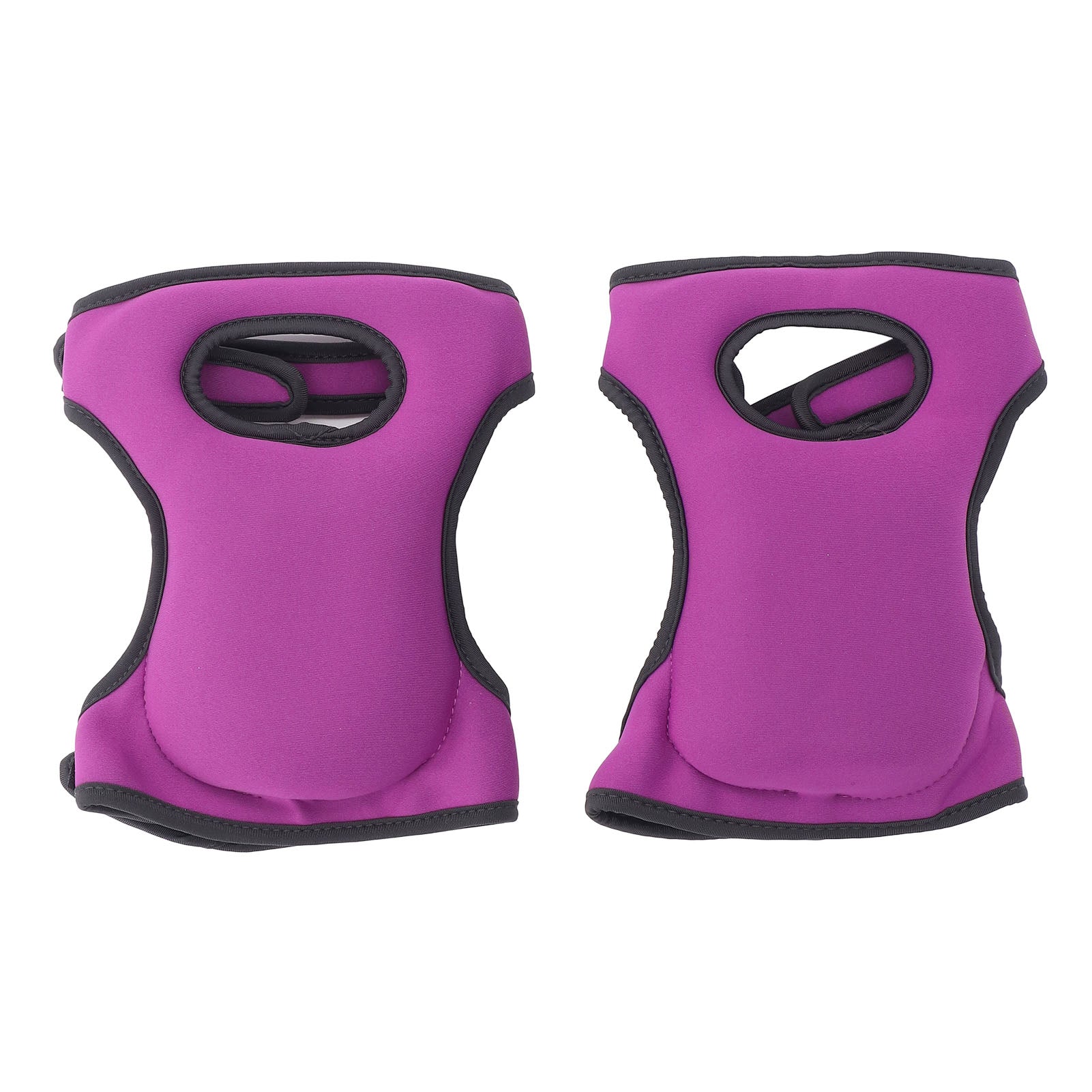 1 Pair Adjustable Knee Pads Multifunctional Waterproof Gardening Kneeling Pad for Household Work Baby Bath Purple