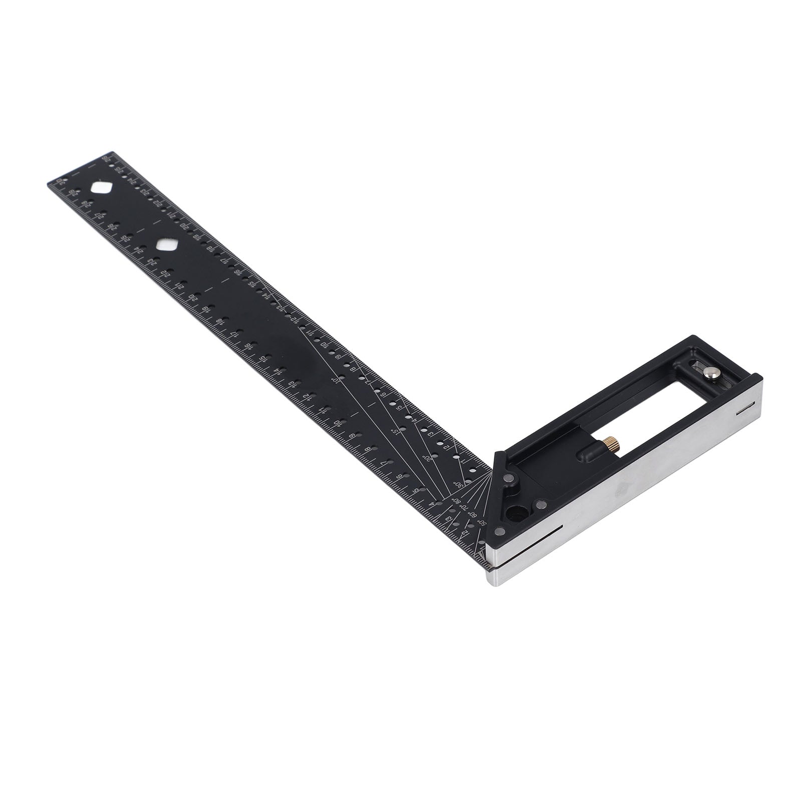 Multi Angle Measuring Ruler Professional 45 90 Degree Universal Combination Right Angle Accurate Measuring Tool 12in