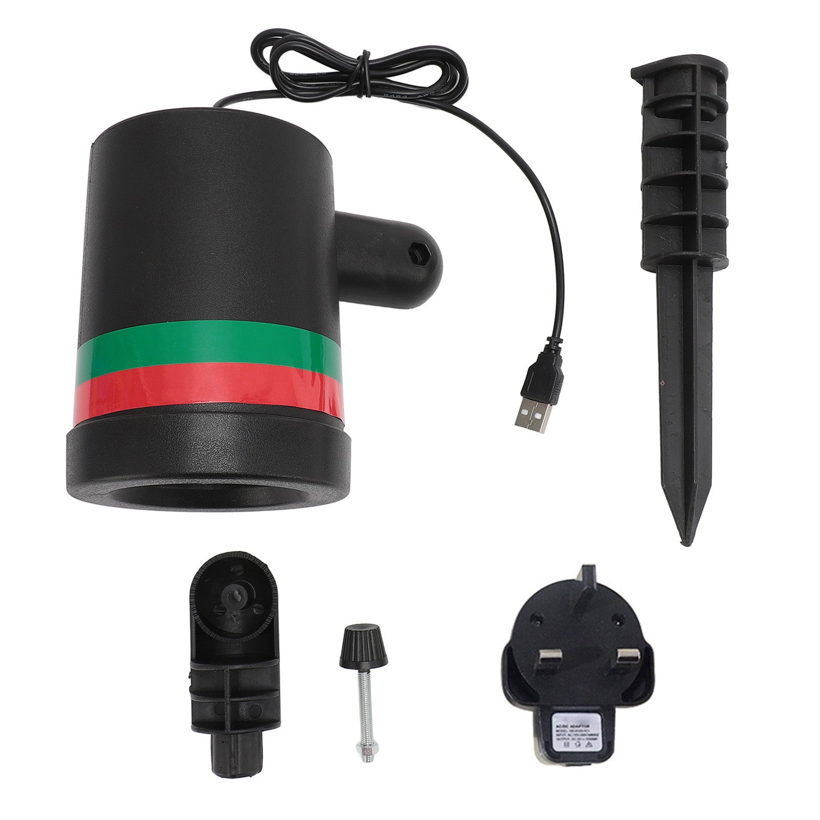 Projection Light Set Ground Stake Decorative Projector Lamp for Outdoor Garden Lawn Courtyard 110‑240V UK Plug