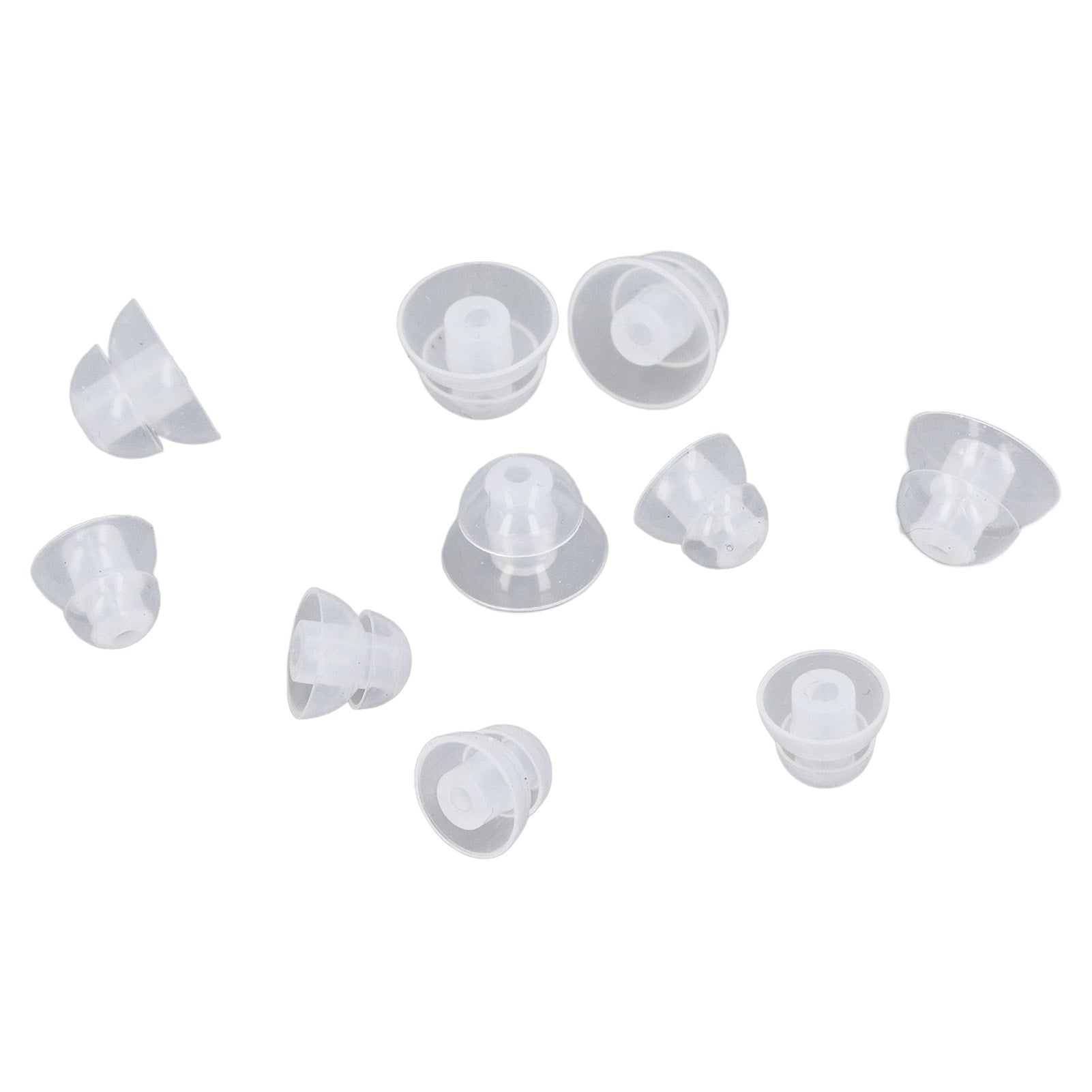 20pcs Sound Aid Earbuds Silicone Ear Tips Replacement Soft Comfortable Pocket Sound Aid Domes for Sound Aids Earphones Large and Small