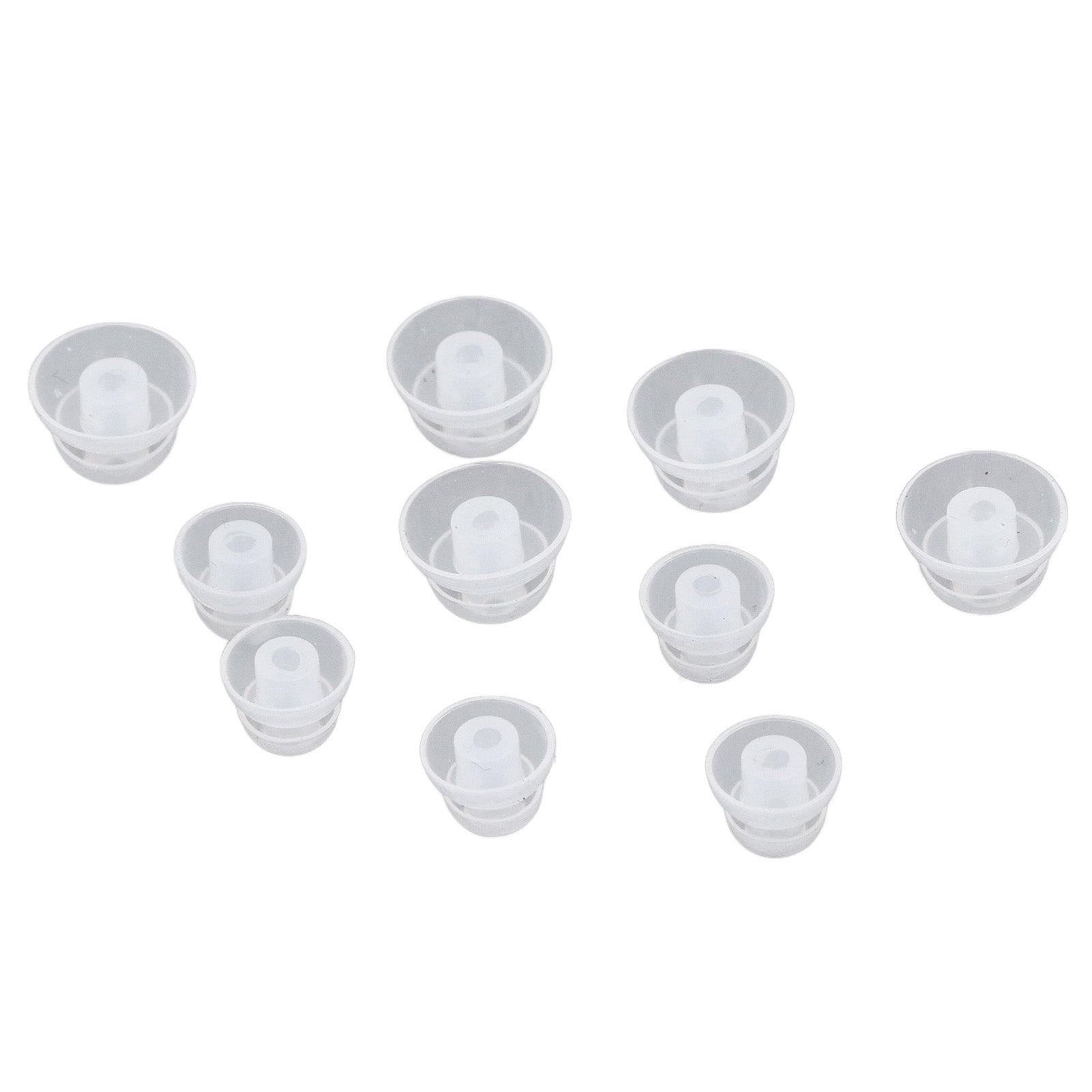 20pcs Sound Aid Earbuds Silicone Ear Tips Replacement Soft Comfortable Pocket Sound Aid Domes for Sound Aids Earphones Large and Small