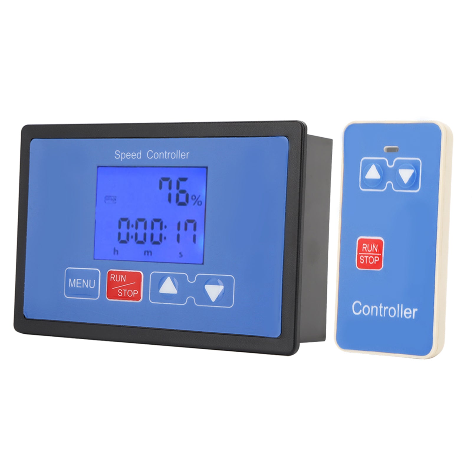 Remote Control DC Brush Motor Speed Controller 6.5V-55V 30A LCD Motor Cycle Run/Stop Timer