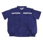 Cooling Fan Jacket 4 Gears Wind Speed Air Conditioning Fan Clothes for Outdoors and Agriculture Blue L