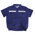 Cooling Fan Jacket 4 Gears Wind Speed Air Conditioning Fan Clothes for Outdoors and Agriculture Blue L