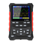 Oscilloscope 2 Channel 120MHz Bandwidth 500MSa/s Sampling Rate 2.4 Inch TFT LCD Digital Oscilloscope with 1‑10X Probe