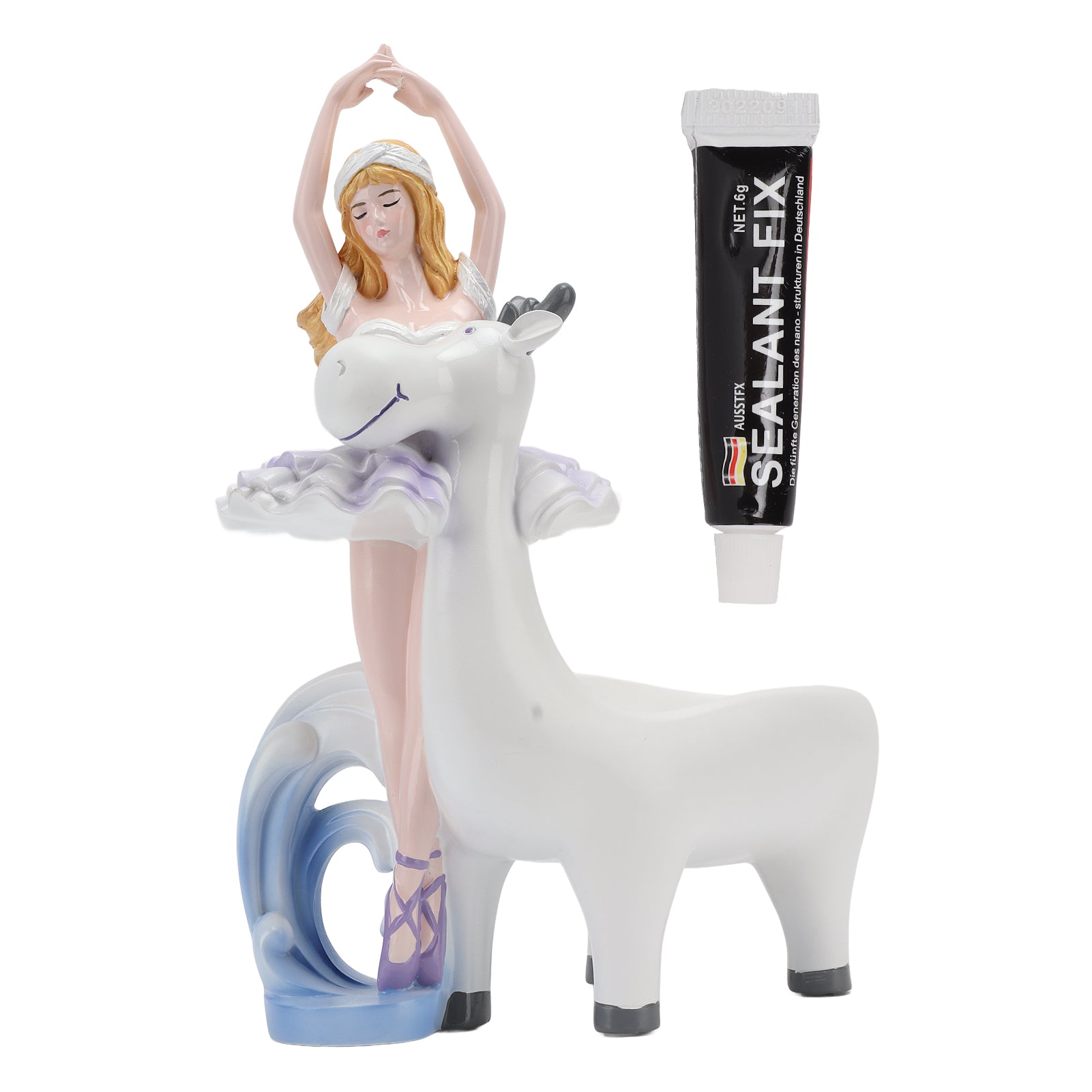 Table Decoration Resin Ballet Girl Designed Jewelry Earrings Storage Ornament for Home