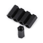 100Pcs Black PA66  M3 Female x M3 Female Hex Threaded Spacer Standoff

(M3*15)