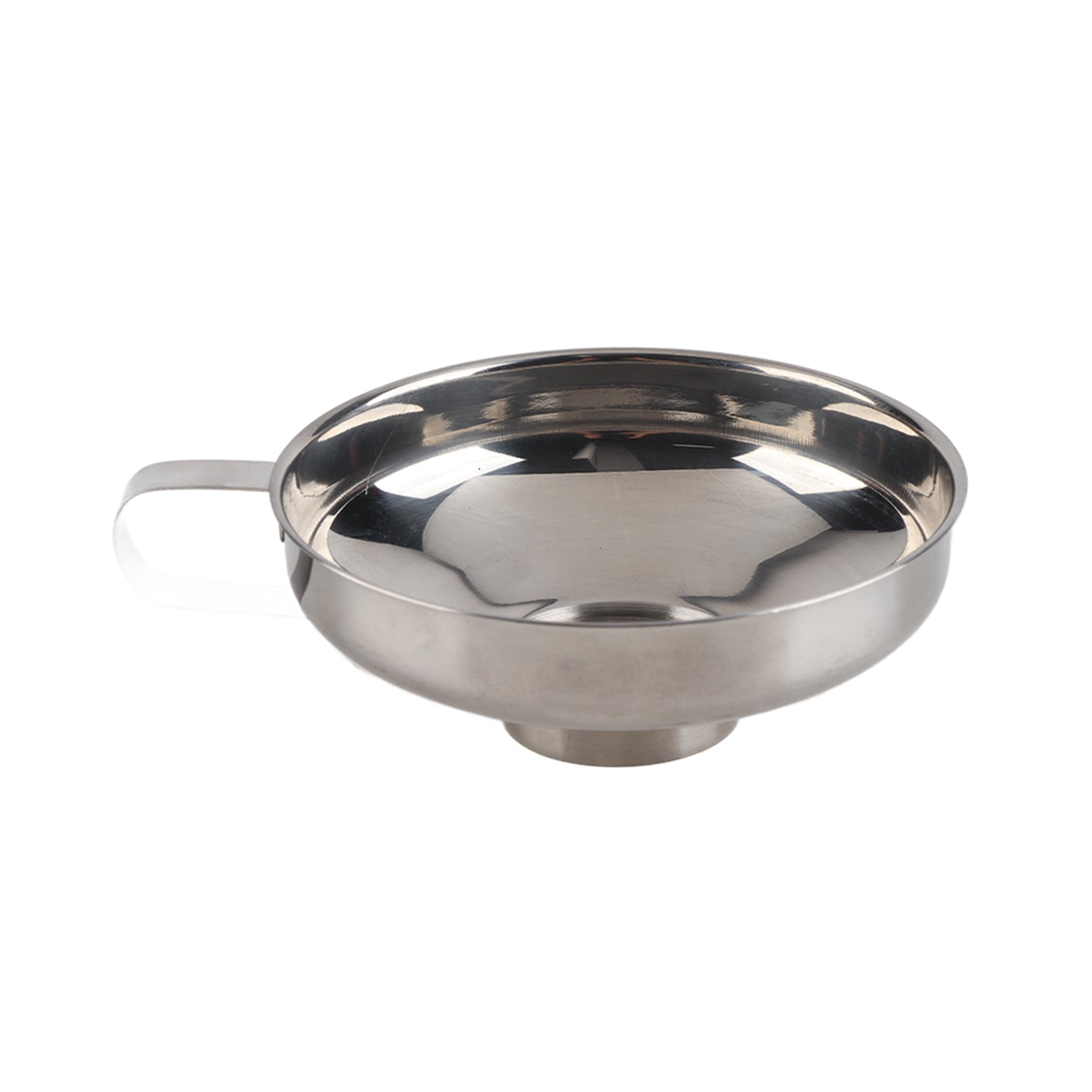 Stainless Steel Household Wide Mouth Canning Jars Funnel With Handle Kitchen Tools #Small Size
