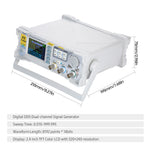 60MHz Function Signal Generator High Precision Digital DDS Dual-channel Function Signal/Arbitrary Waveform Generator Pulse Signal Source 250MSa/s Frequency Meter VCO Burst AM/PM/FM/ASK/FSK/PSK Modulation DDS Generator Function Source Generator