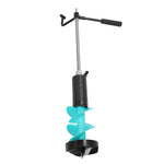 Ice Auger for Fishing Electric Nylon Corless with Positioning Drill 50cm Armrest Extension Rod for Shallow Water