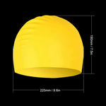 Silicone Long Hair Swimming Cap for Women Men Adult Kids Swim Cap Hat