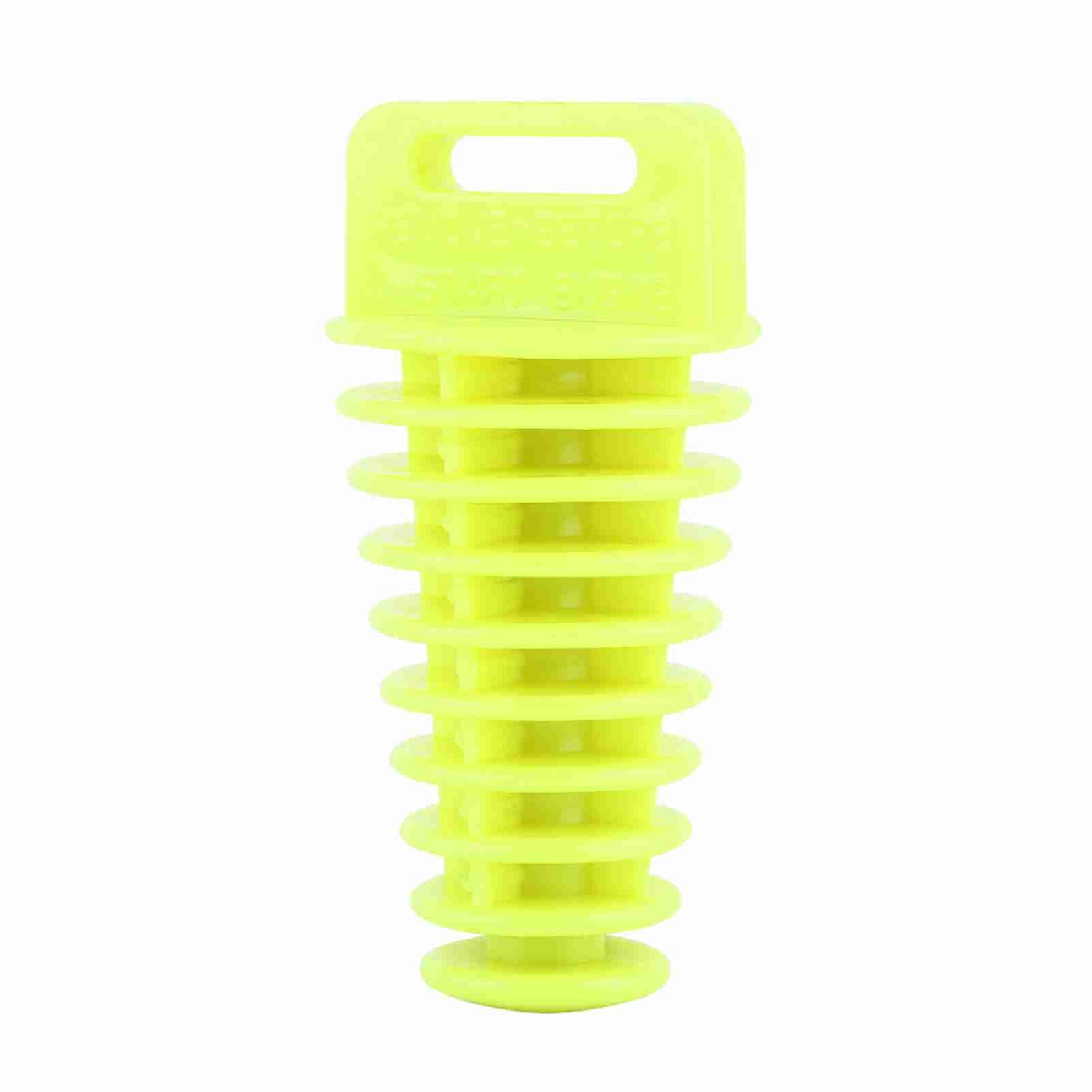Motorcycle Dirt Bike 2 4 Stroke Muffler Pipe Exhaust Silencer Bung Wash Plug Lime Yellow