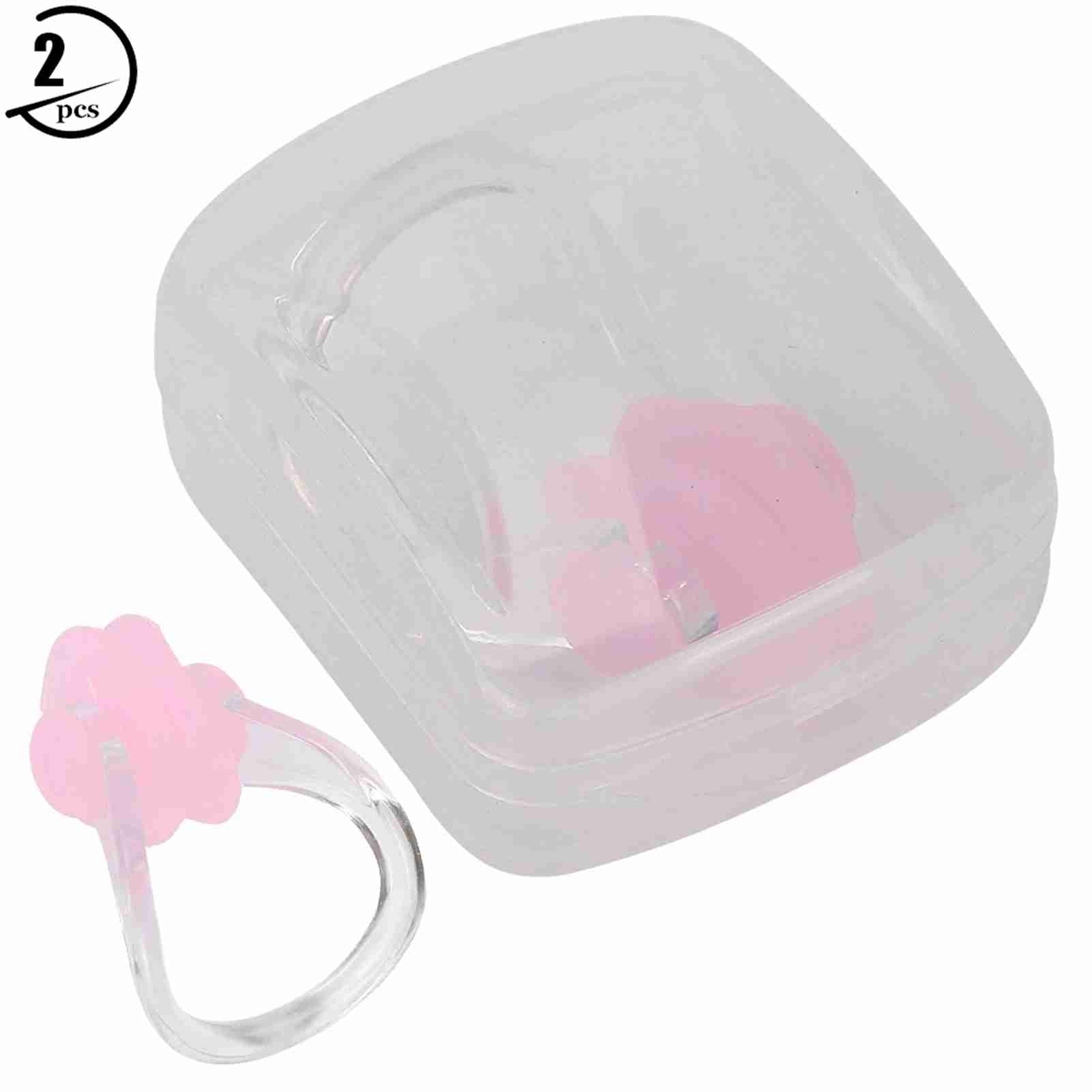 Waterproof Swimming Silicone Training Sport Protection Nose Clip(Pink)