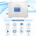 Mobile Signal Repeater LCD Display Wide Coverage 900/1800/2100MHz Tri Band Amplifier