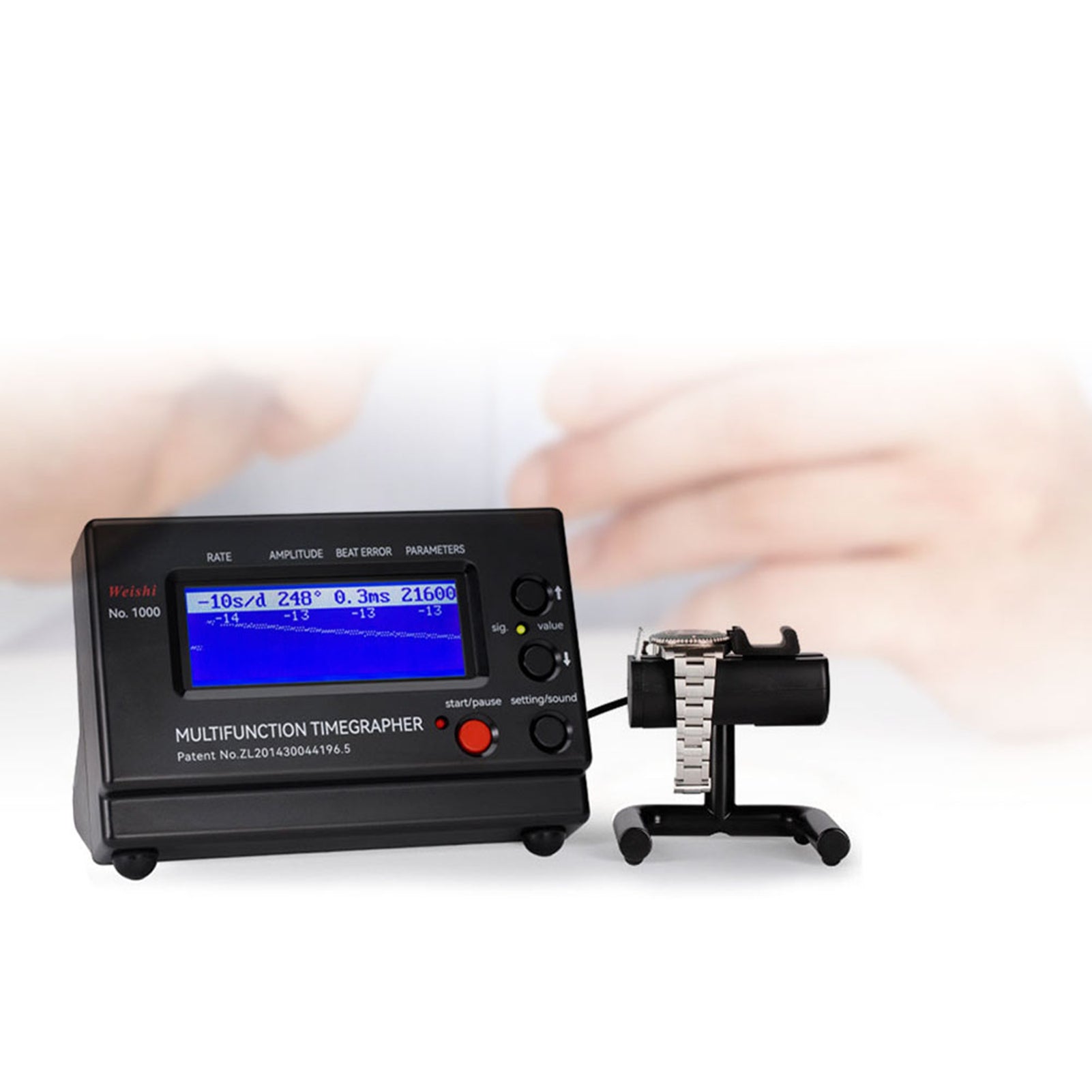 PC Housing Multifunctional Professional Timing Timegrapher Mechanical Watch Tester for Repairers and Hobbyists Watch Tools