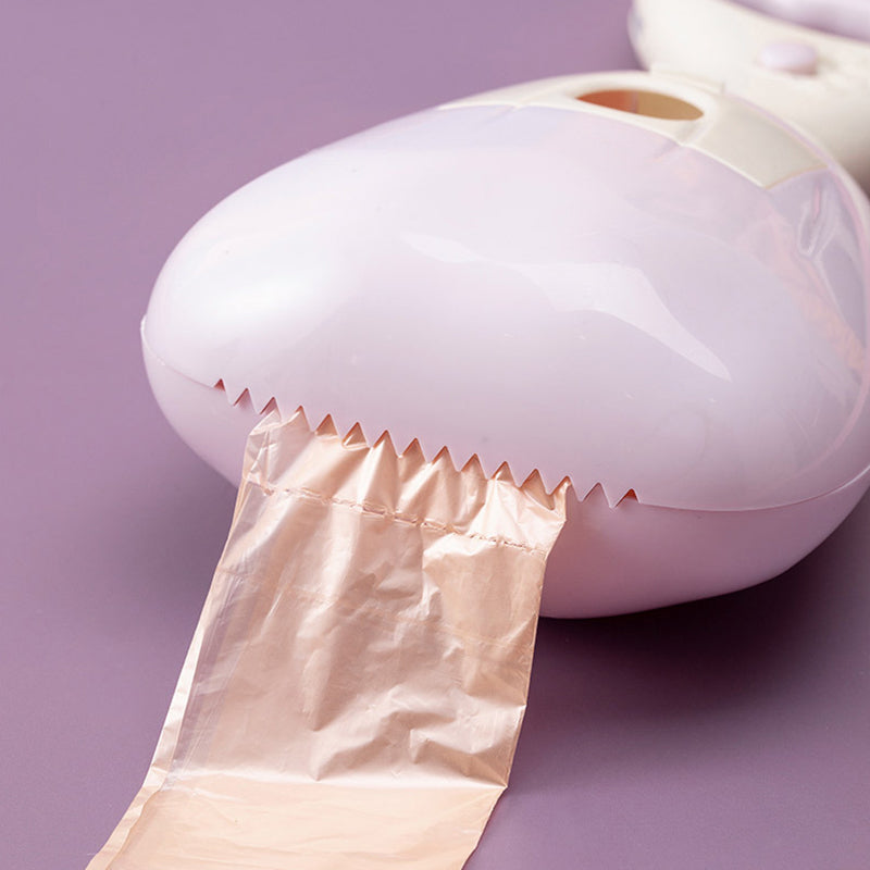 Pet Pooper Picker 10cm Diameter Ergonomic Handle Effort Saving Dog Pooper Scooper for Pets Cats Dogs Purple