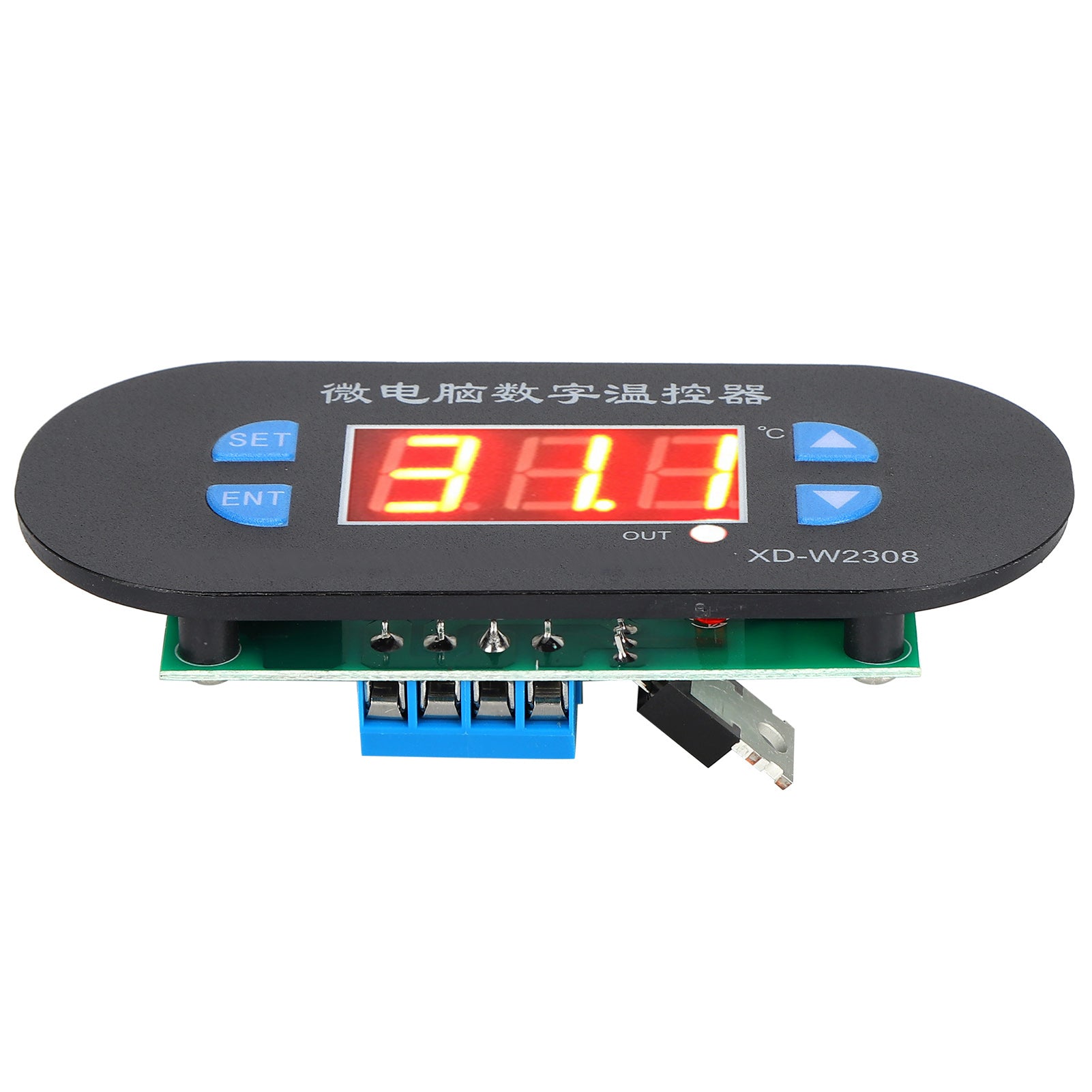 Incubator Digital LED Temperature Controller ‑55‑120℃ Thermostat 10A 1 Relay DC12V