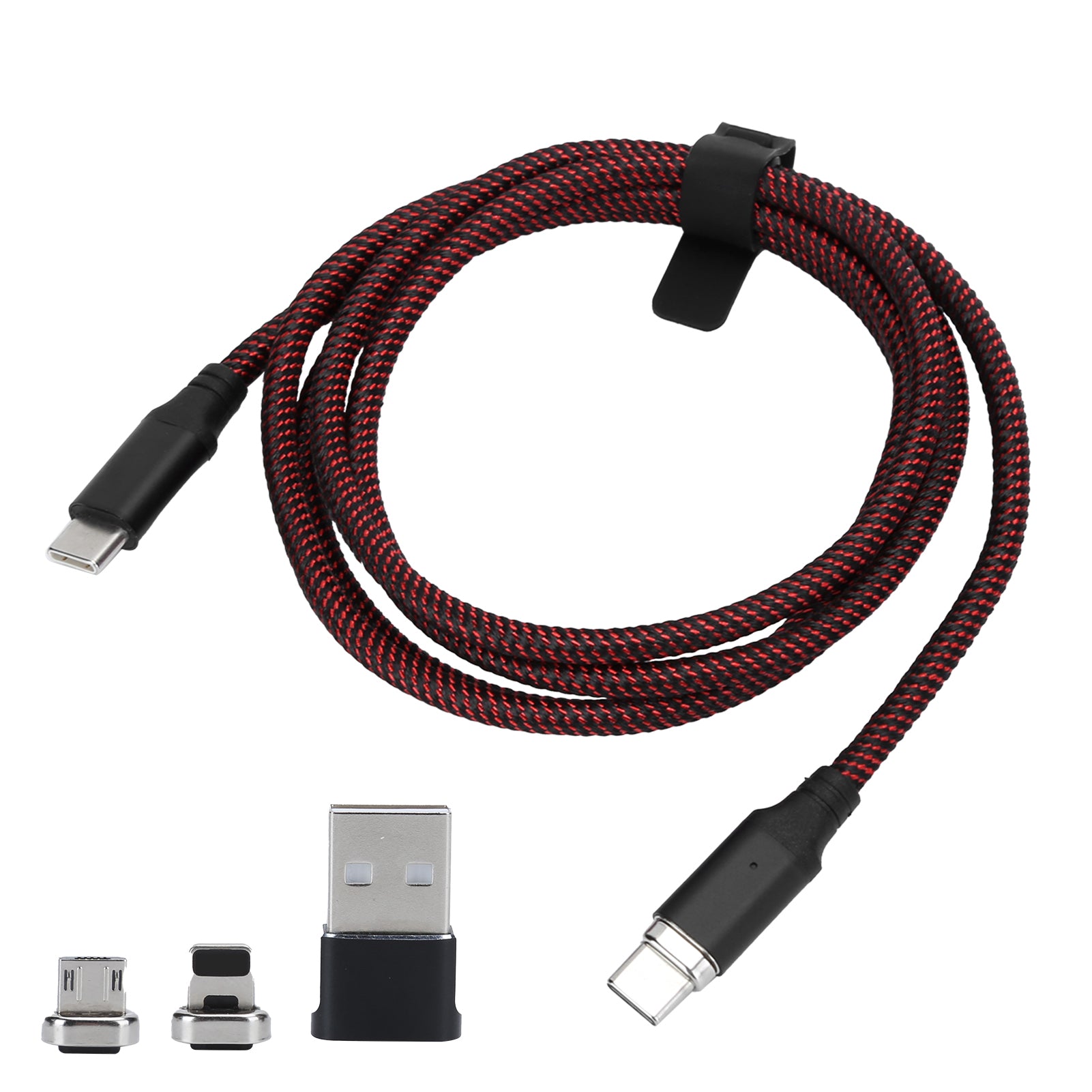 1.2M 100W PD Magnetic Data Cable Super TypeC Micro USB for IOS Connector Fast Charging Wire(4 in 1 )