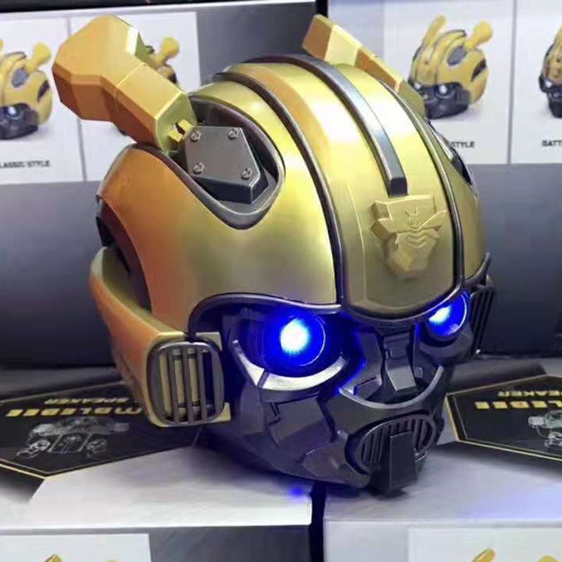 Bluetooth Speaker Heavy Bass Stereo Robot Shape Portable Mini Wireless Speaker with Radio Function for Laptop Phone Classic Style