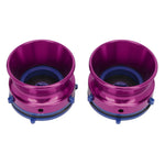 1 Pair NAB Hub Adapters Polished Aluminum Alloy Universal Loading Device 10 Inch Opener for Studer ReVox for Akai Purple