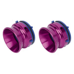 1 Pair NAB Hub Adapters Polished Aluminum Alloy Universal Loading Device 10 Inch Opener for Studer ReVox for Akai Purple