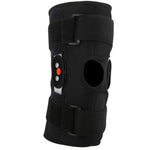 Hinged Knee Brace Support Adjustable Knee Joint Pads with Strap for Basketball Pain ReliefXXL