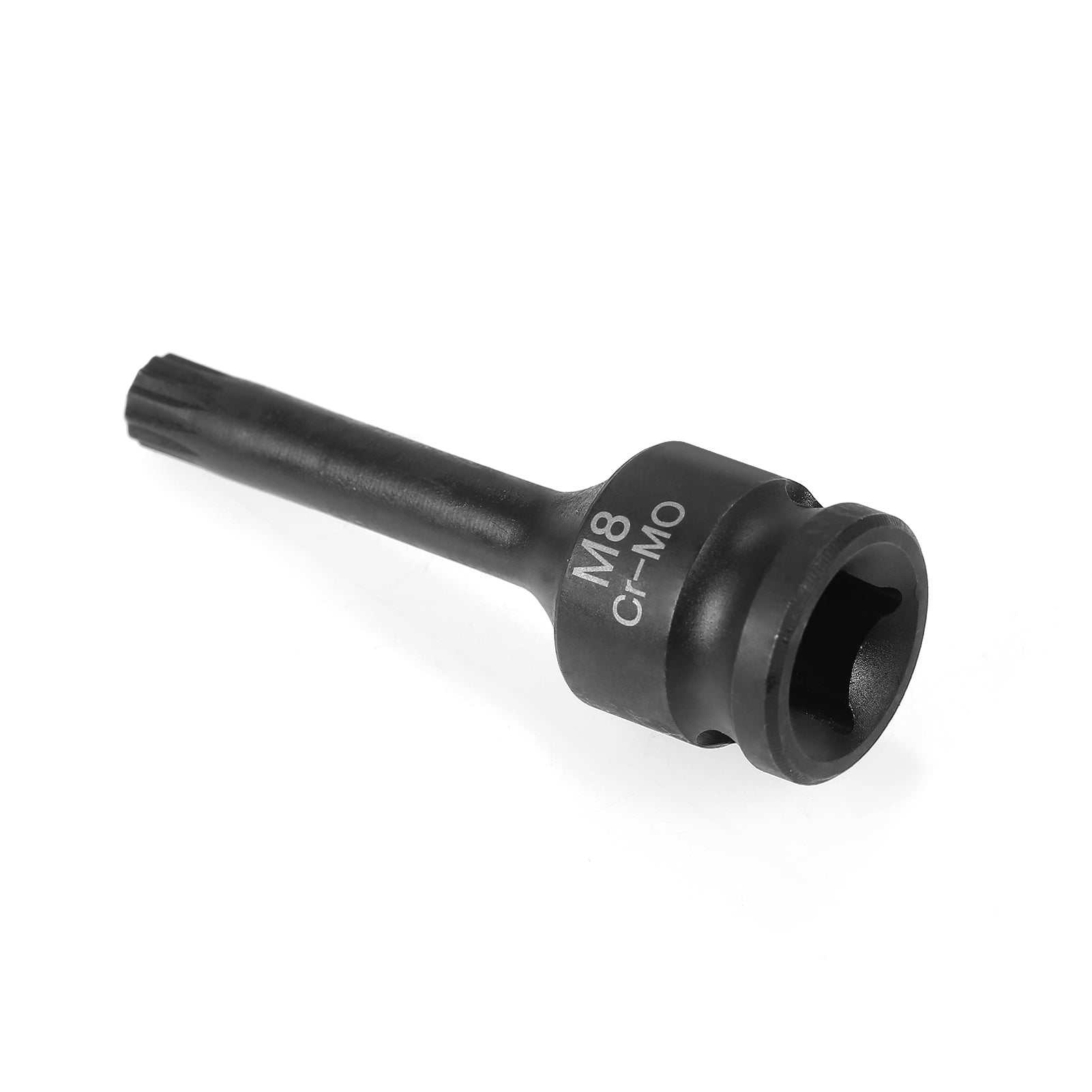 3/8-inch Drive Impact Socket Set 7 Piece Metric Sizes (5mm 6mm 7mm 8mm 10mm 12mm 14mm) XZN Triple Square Spline Bit Cr-Mo Steel Socket Set