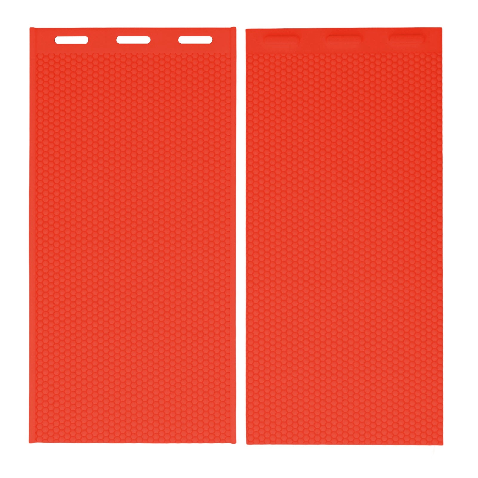 2 PCS 5.4mm Beeswax Foundation Sheets Press Embosser Machine Manual Silicone Beeswax Mold DIY Beekeeping Tool 41.3x20.5CM Red