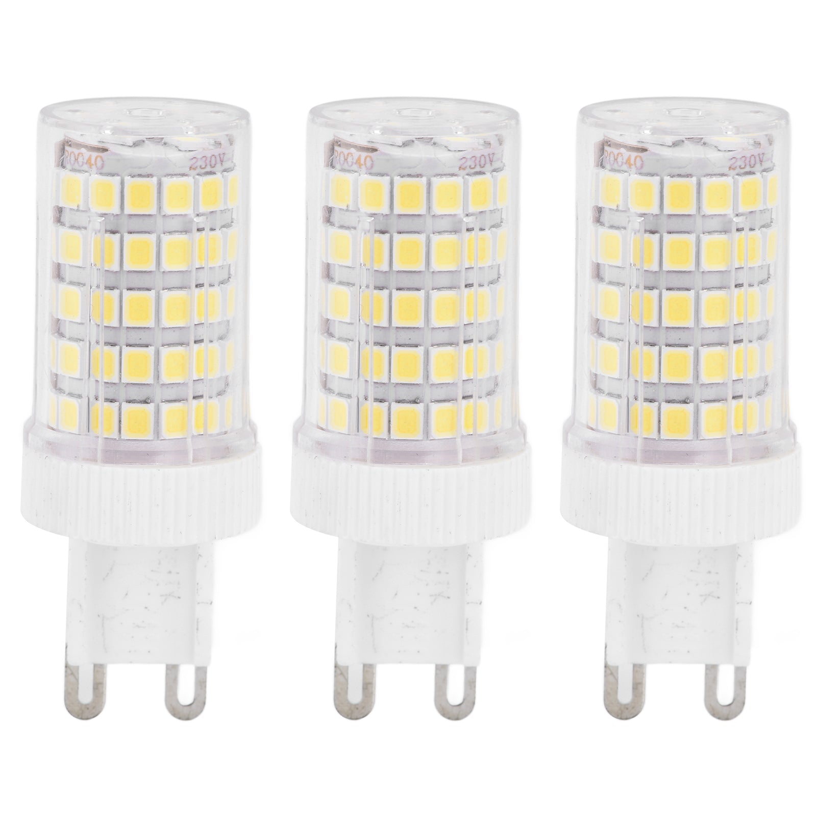 3Pcs G9 LED Lamp Bulb 2835 10W 1000LM 360 Angle Ceramic Light Bulb for Indoor Home Kitchen