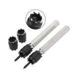 9PCS HSS Spot Welding Drill Set Spot Weld Cutter Drill Bit 8mm Twist Drill 3/8 Spot-welding Drill Center Drill Hole Saw Hexagon Shank with Storage Case