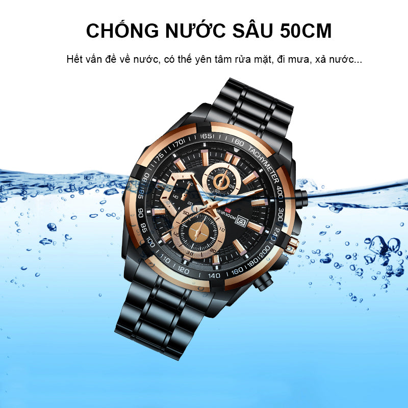 Leisure Fashion Glass Men Quartz Watch