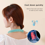 Neck Cooling Tube Summer Wearable Cooling Neck Wraps Hands Free Cold Gel Reusable Neck Cooler