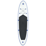 vidaXL Stand Up Paddle Board Set SUP Surfboard Inflatable Blue and White