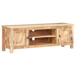 vidaXL TV Cabinet 120x30x40 cm Rough Mango Wood