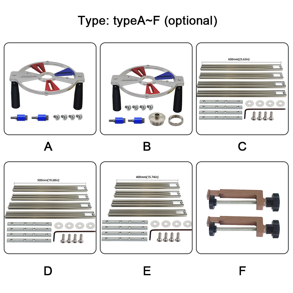 Trimming Machine Milling Grooving Engraving Guide Rail Adjustable Backing Woodworking DIY Auxiliary Guide Rail Bracket