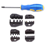 0.5-35 mm² Cable Terminer Crimper Crimp Pliers Crimping Tool Set with Spare Dies & Screwdriver