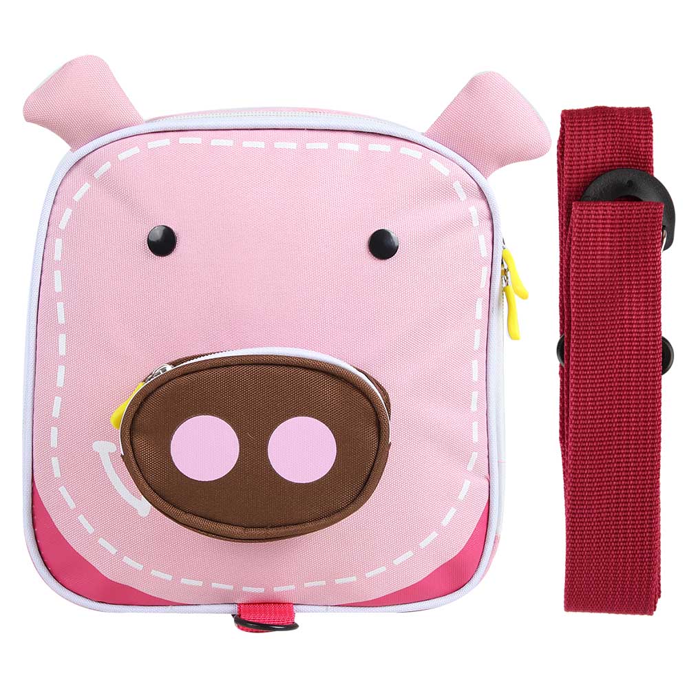 Cartoon Animal Anti lost Backpack Schoolbag with Walking Safety Harness for Kids